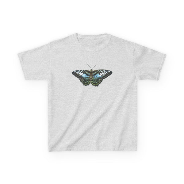 Blue Clipper Butterfly Kids T‑Shirt —  Graphic Tee for Children