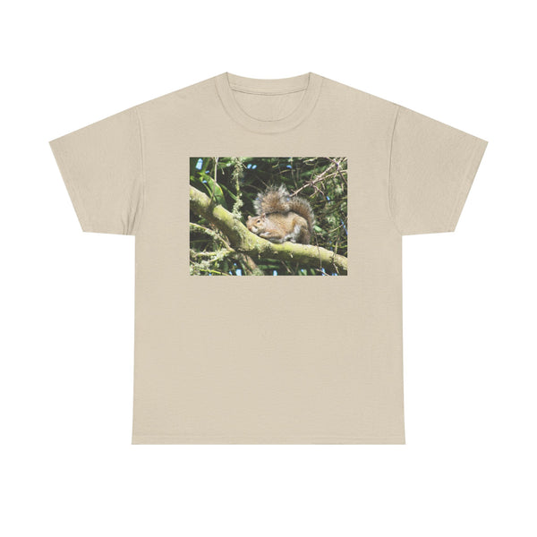 Sleeping Squirrel Photo Tee | Cute Nature Wildlife Gift