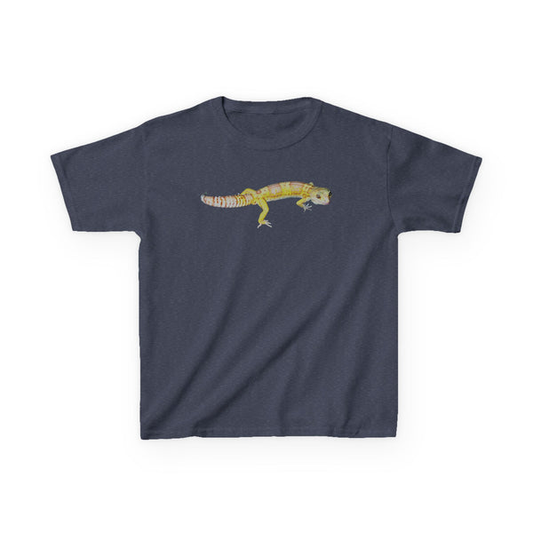 Albino Leopard Gecko Kids Tee - Cute Lizard Shirt for Children