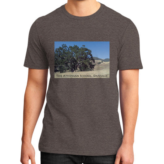 Athenian Oak District T-Shirt Heather brown Rachel Jensen Designs