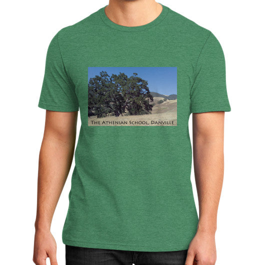Athenian Oak District T-Shirt Heather green Rachel Jensen Designs