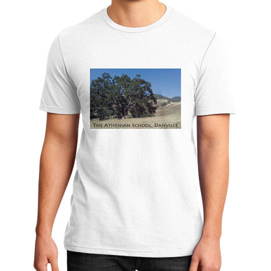 Athenian Oak District T-Shirt White Rachel Jensen Designs