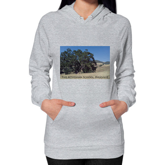 Athenian Oak Unisex Hoodie Heather grey Rachel Jensen Designs