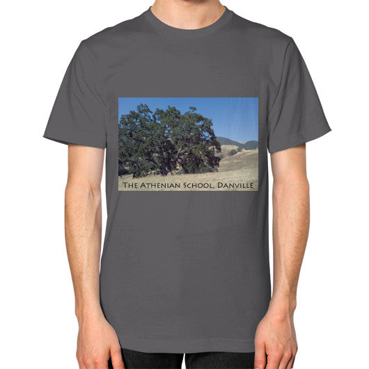 Athenian Oak Unisex T-Shirt Asphalt Rachel Jensen Designs