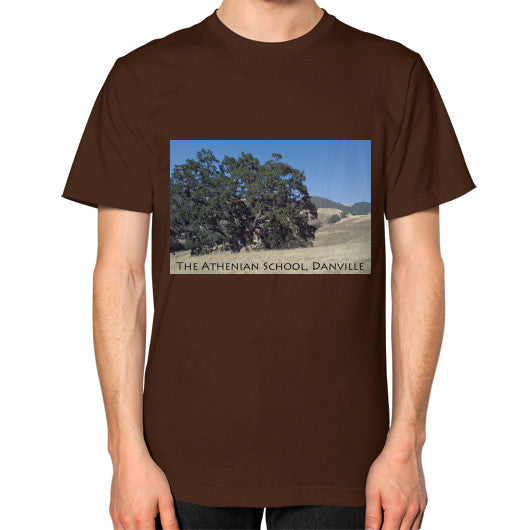 Athenian Oak Unisex T-Shirt Brown Rachel Jensen Designs