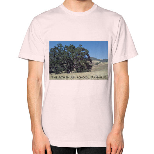 Athenian Oak Unisex T-Shirt Light pink Rachel Jensen Designs