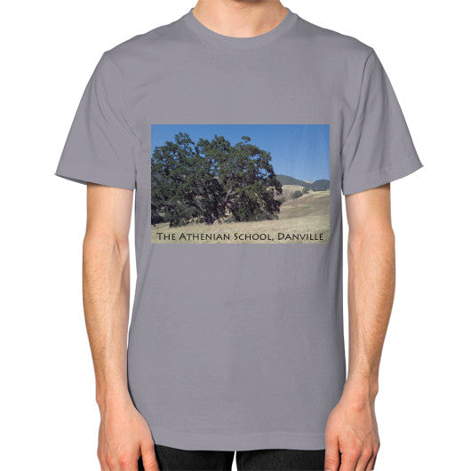 Athenian Oak Unisex T-Shirt Slate Rachel Jensen Designs