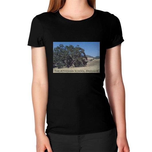 Athenian Oak Women's T-Shirt Black Rachel Jensen Designs