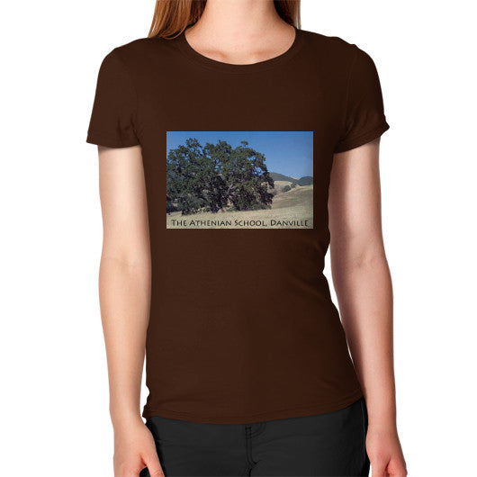 Athenian Oak Women's T-Shirt Brown Rachel Jensen Designs