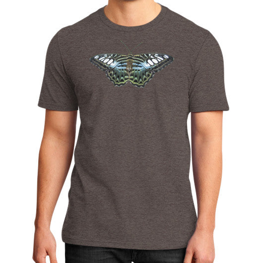 Blue Clipper Butterfly Tee Heather brown Rachel Jensen Designs