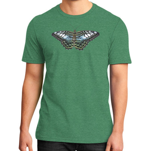 Blue Clipper Butterfly Tee Heather green Rachel Jensen Designs