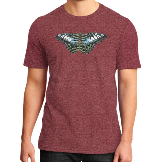 Blue Clipper Butterfly Tee Heather red Rachel Jensen Designs