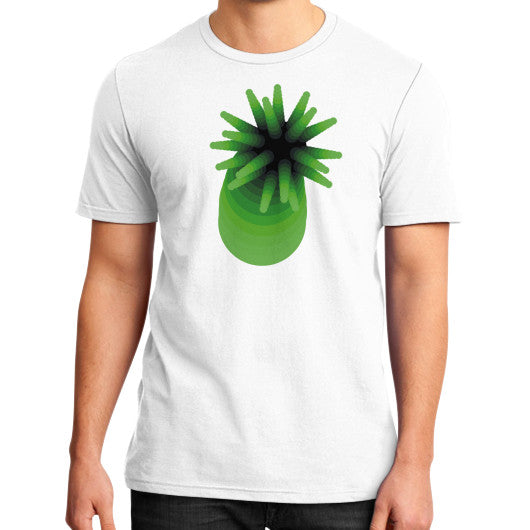 Green Anemone Tee White Rachel Jensen Designs