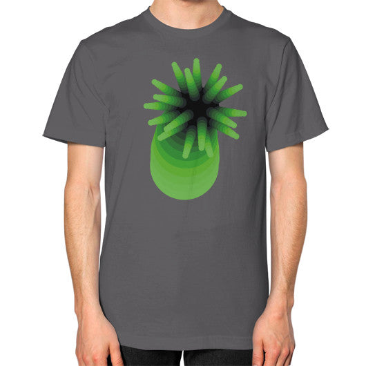 Green Anemone Unisex T-Shirt Asphalt Rachel Jensen Designs