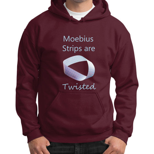Moebius Gildan Hoodie Maroon Rachel Jensen Designs