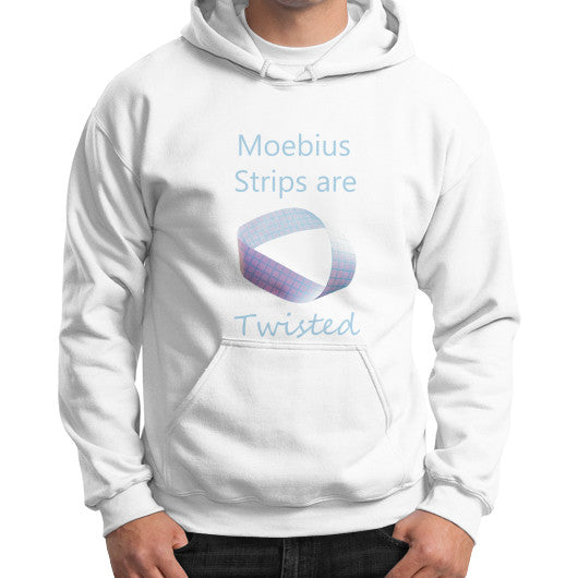 Moebius Gildan Hoodie White Rachel Jensen Designs