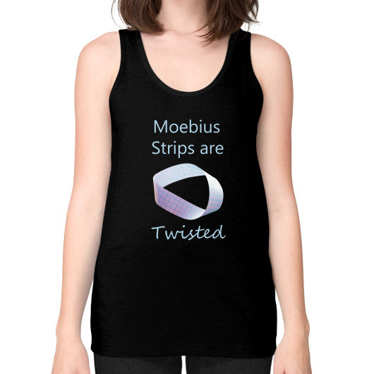 Moebius Unisex Fine Jersey Tank Black Rachel Jensen Designs