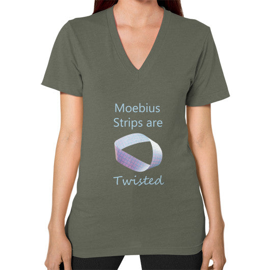 Moebius Unisex V-Neck T-Shirt Lieutenant Rachel Jensen Designs