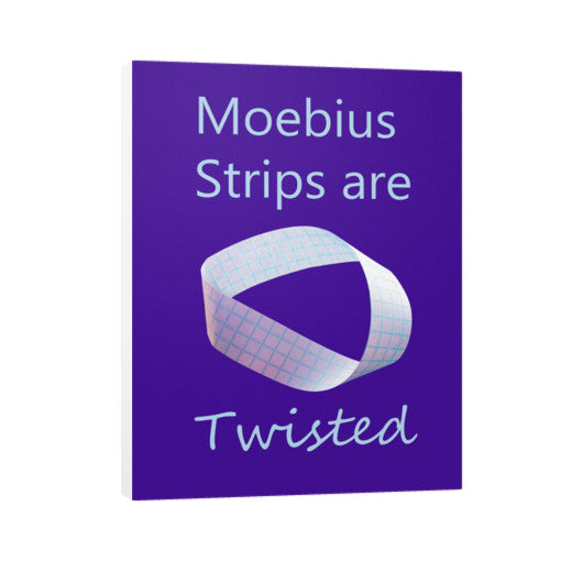 Moebius Vertical Canvas  Rachel Jensen Designs