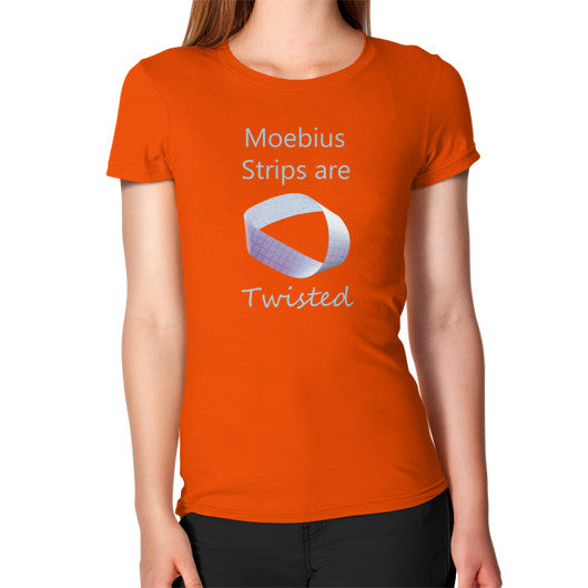 Moebius Women's T-Shirt Orange Rachel Jensen Designs