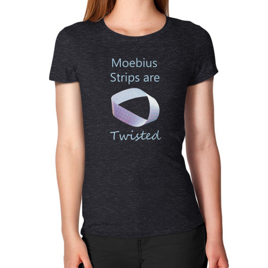 Moebius Women's T-Shirt Tri-Blend Black Rachel Jensen Designs