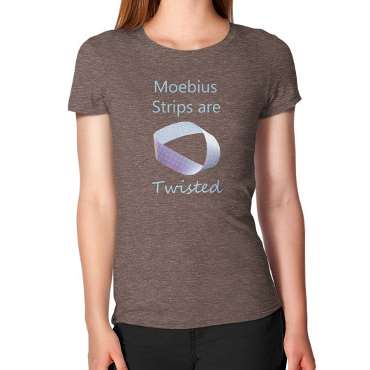 Moebius Women's T-Shirt Tri-Blend Coffee Rachel Jensen Designs
