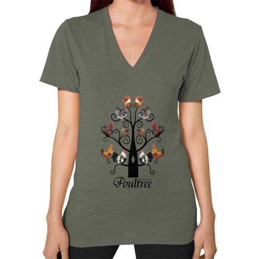 Poultree Unisex V-Neck Lieutenant Rachel Jensen Designs