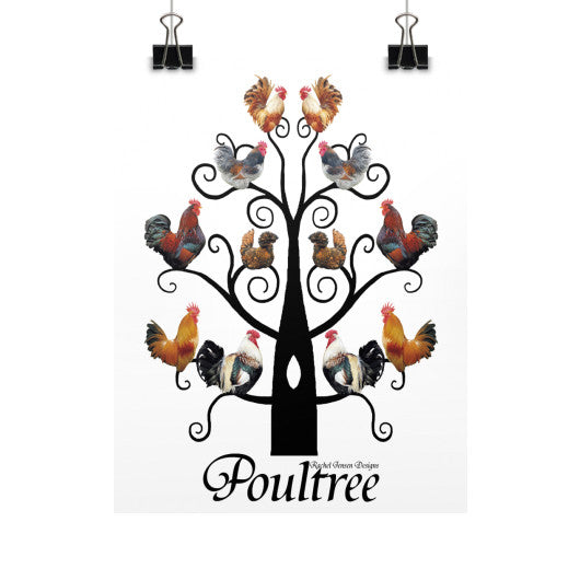 Poultree Vertical Fine Art Prints (Posters)  Rachel Jensen Designs