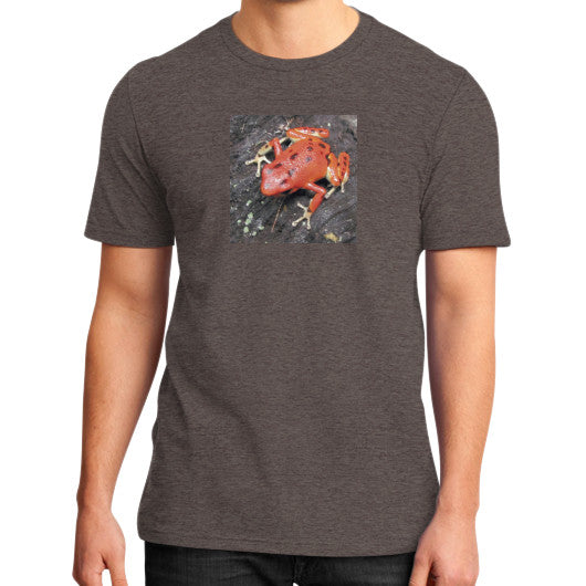 Red Bastimentos Pumilio Dart Frog Tee Heather brown Rachel Jensen Designs