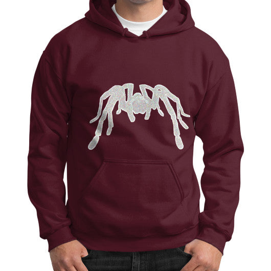 Tarantula Gildan Hoodie Maroon Rachel Jensen Designs