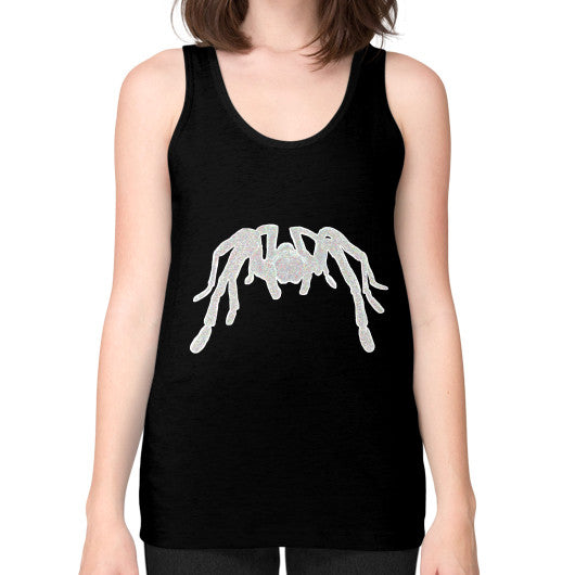 Tarantula Unisex Fine Jersey Tank Black Rachel Jensen Designs