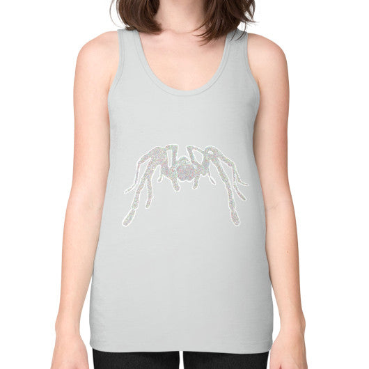 Tarantula Unisex Fine Jersey Tank Silver Rachel Jensen Designs