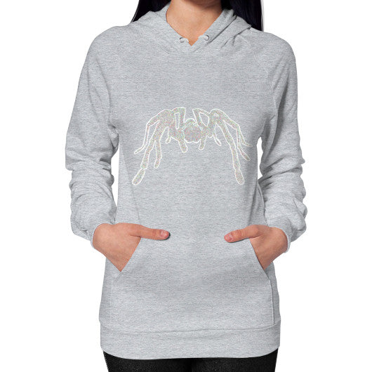 Tarantula Unisex Hoodie Heather grey Rachel Jensen Designs
