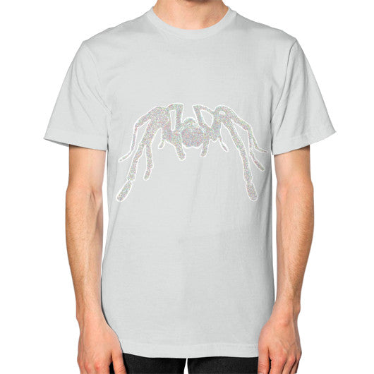 Tarantula Unisex T-Shirt Silver Rachel Jensen Designs