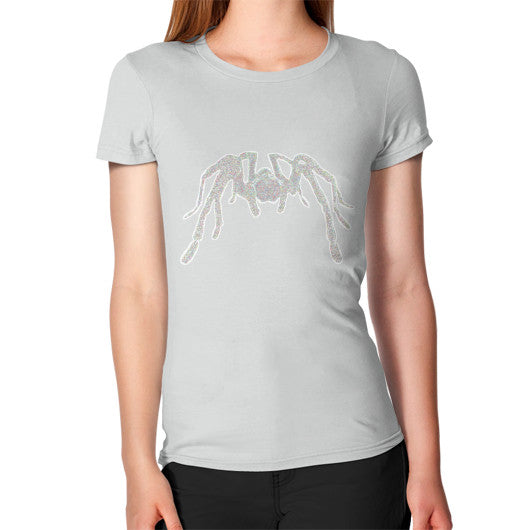 Tarantula Women's T-Shirt Silver Rachel Jensen Designs
