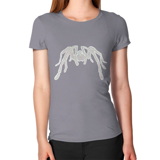 Tarantula Women's T-Shirt Slate Rachel Jensen Designs