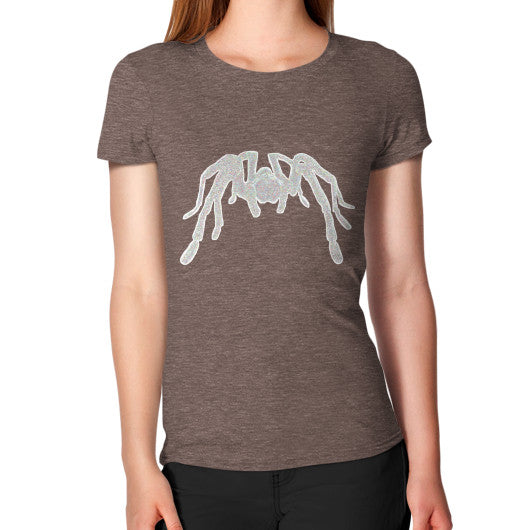 Tarantula Women's T-Shirt Tri-Blend Coffee Rachel Jensen Designs