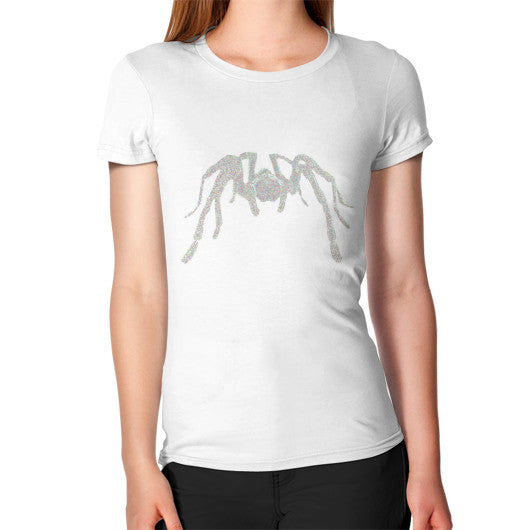 Tarantula Women's T-Shirt White Rachel Jensen Designs