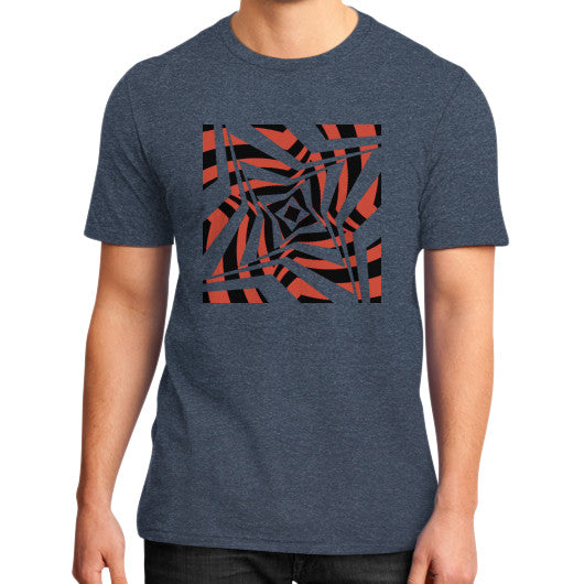 Twisted Star District T-Shirt Heather navy Rachel Jensen Designs