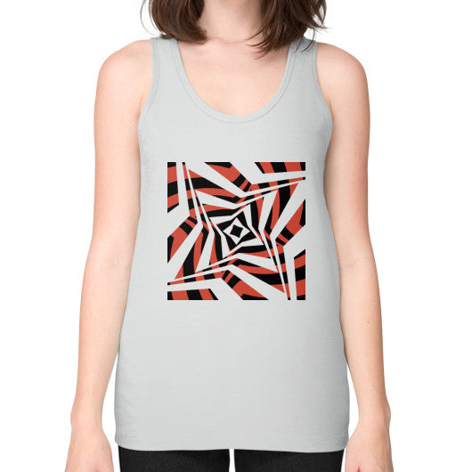 Twisted Star Unisex Fine Jersey Tank Silver Rachel Jensen Designs