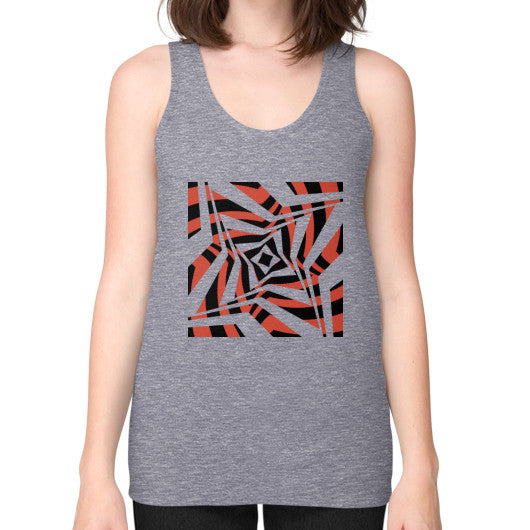 Twisted Star Unisex Fine Jersey Tank Tri-Blend Grey Rachel Jensen Designs