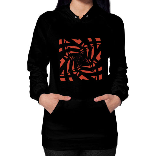 Twisted Star Unisex Hoodie Black Rachel Jensen Designs