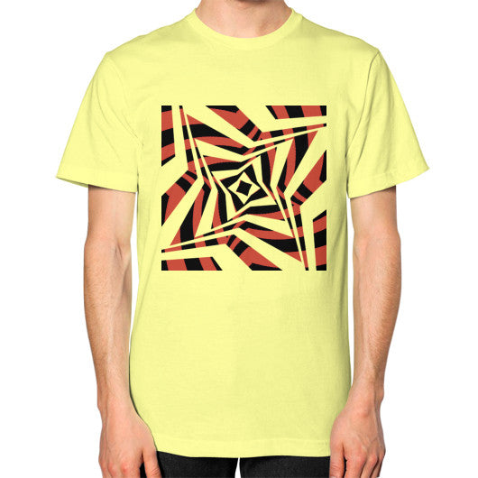 Twisted Star Unisex T-Shirt Lemon Rachel Jensen Designs