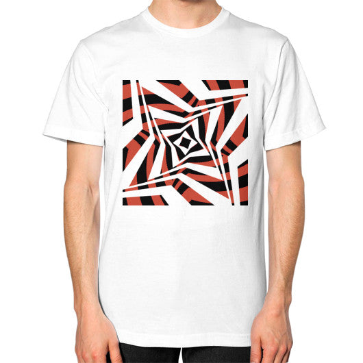 Twisted Star Unisex T-Shirt White Rachel Jensen Designs