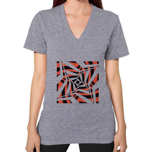 Twisted Star Unisex V-Neck Tri-Blend Grey Rachel Jensen Designs