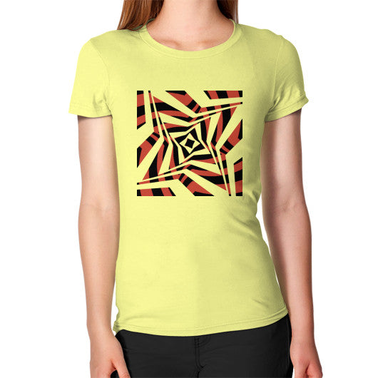 Twisted Star Women's T-Shirt Lemon Rachel Jensen Designs