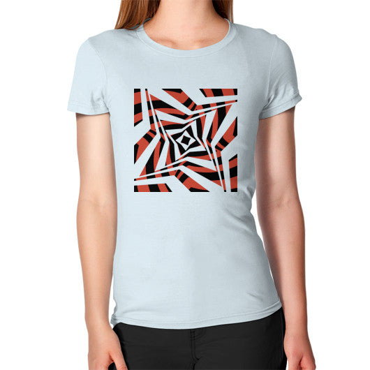 Twisted Star Women's T-Shirt Light blue Rachel Jensen Designs