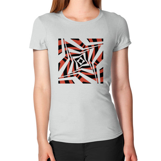 Twisted Star Women's T-Shirt Silver Rachel Jensen Designs