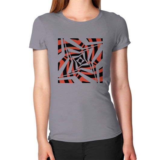 Twisted Star Women's T-Shirt Slate Rachel Jensen Designs