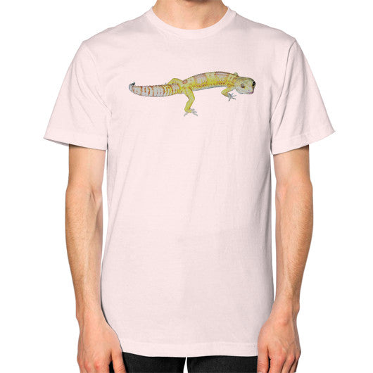 Unisex Albino Fancy Leopard Gecko T-Shirt Light pink Rachel Jensen Designs
